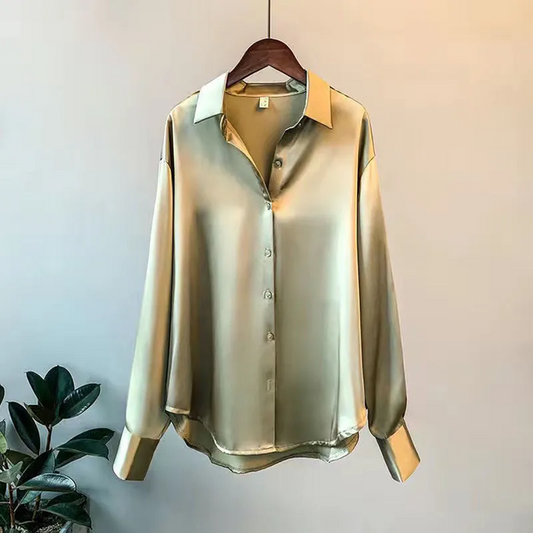Lotus | Satijnen Blouse