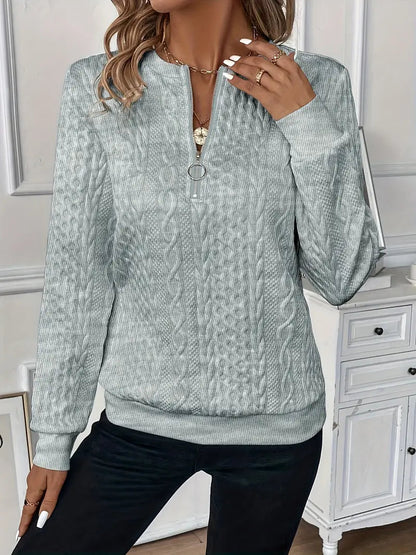 Bell | Luxe en Comfortabele Trui met Stijlvolle Rits