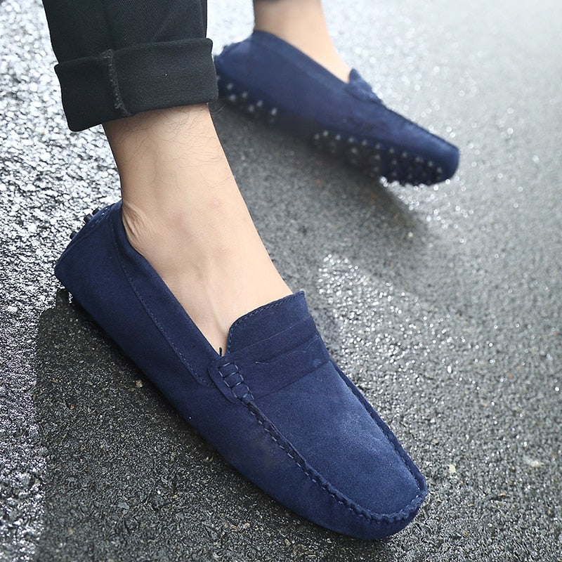 Dante Italian | Mens Fashion Casual Suede Loafers Voor Heren