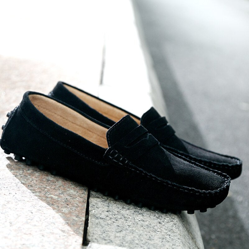 Dante Italian | Mens Fashion Casual Suede Loafers Voor Heren