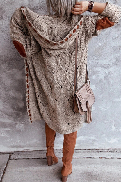Evelyn | Stijlvol Lang Vest - Comfy met Capuchon