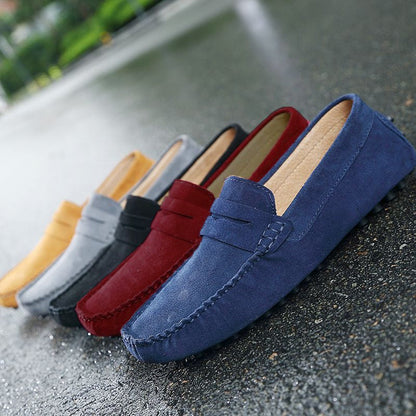 Dante Italian | Mens Fashion Casual Suede Loafers Voor Heren
