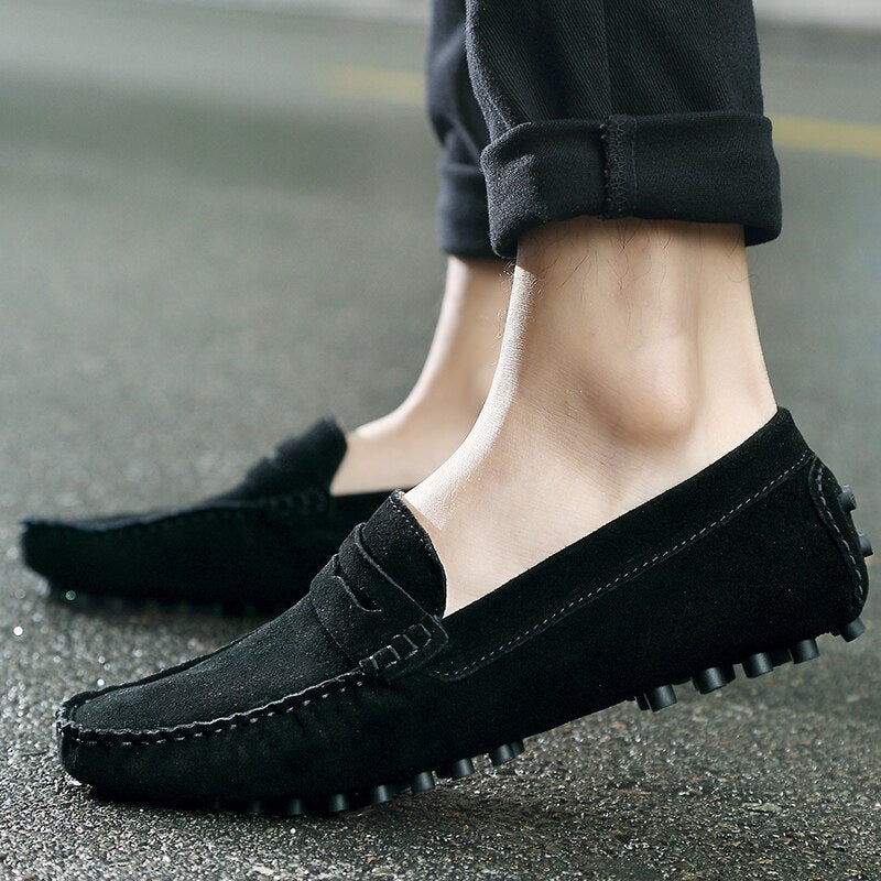 Dante Italian | Mens Fashion Casual Suede Loafers Voor Heren