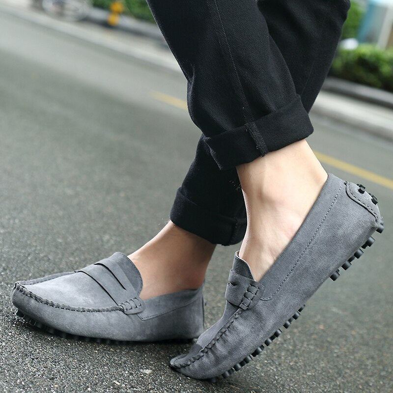 Dante Italian | Mens Fashion Casual Suede Loafers Voor Heren
