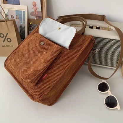 CorduroyBag - Dames Schoudertas