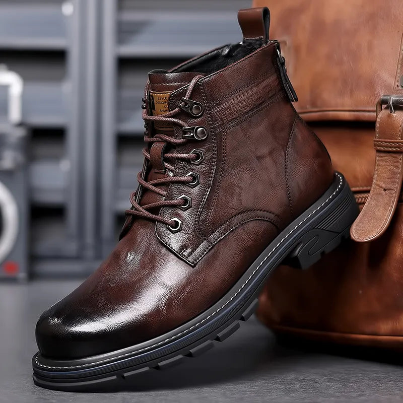 Oliver leren katoen zachte bodem heren veterboots