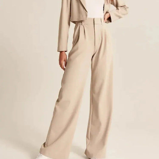 Naomi  -  High waisted wide pants