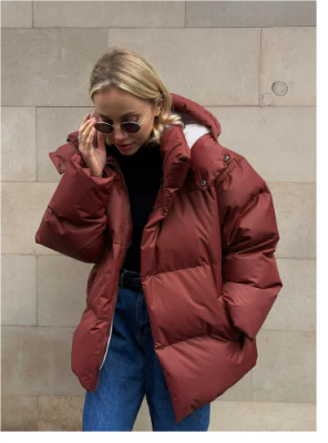 Malachie | Dames Korte Jas met Kapuchon – Comfort en Stijl voor de Koude Maanden