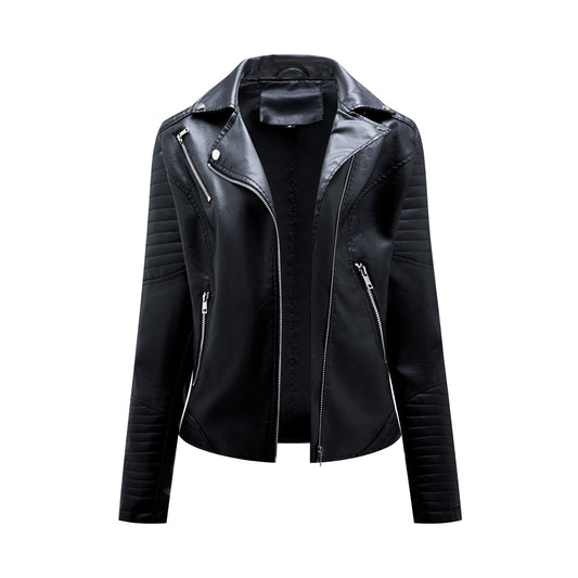 Emily | Effen Leren Bikerjas