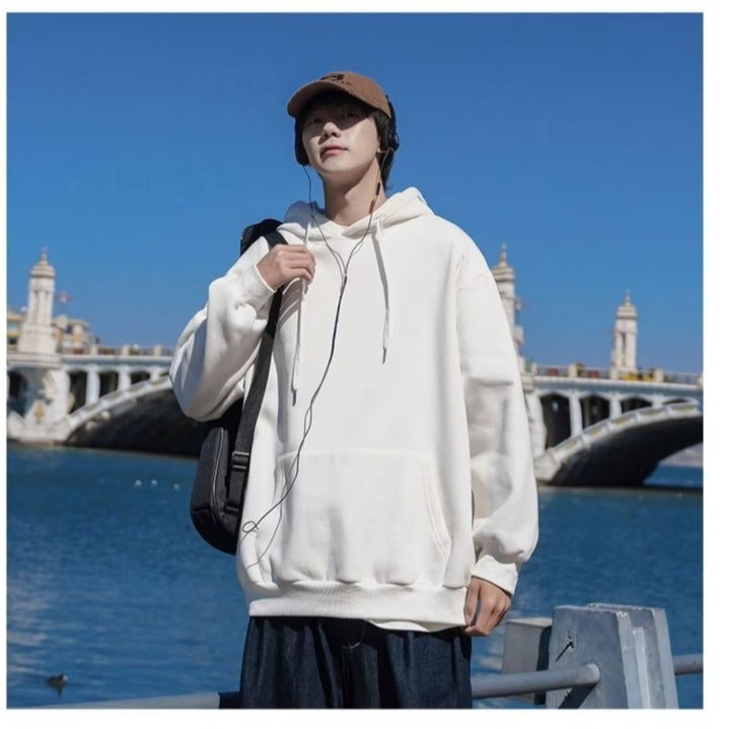 Job | Casual Basic Hoodie voor Herfst en Winter