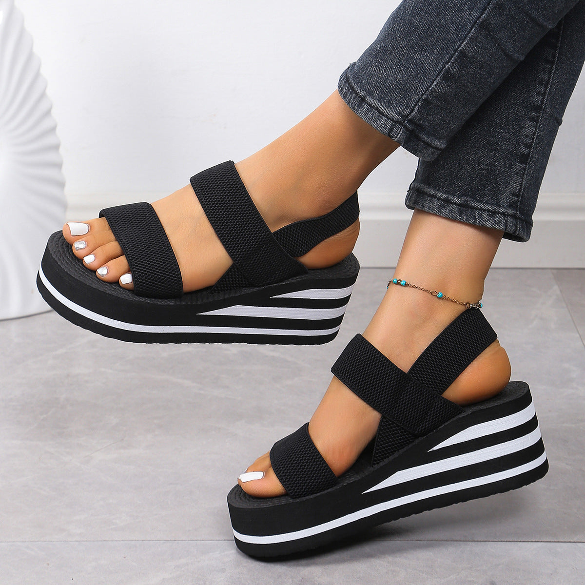 Isabella | Stijlvolle Open Teen Strand Sandalen met Strik