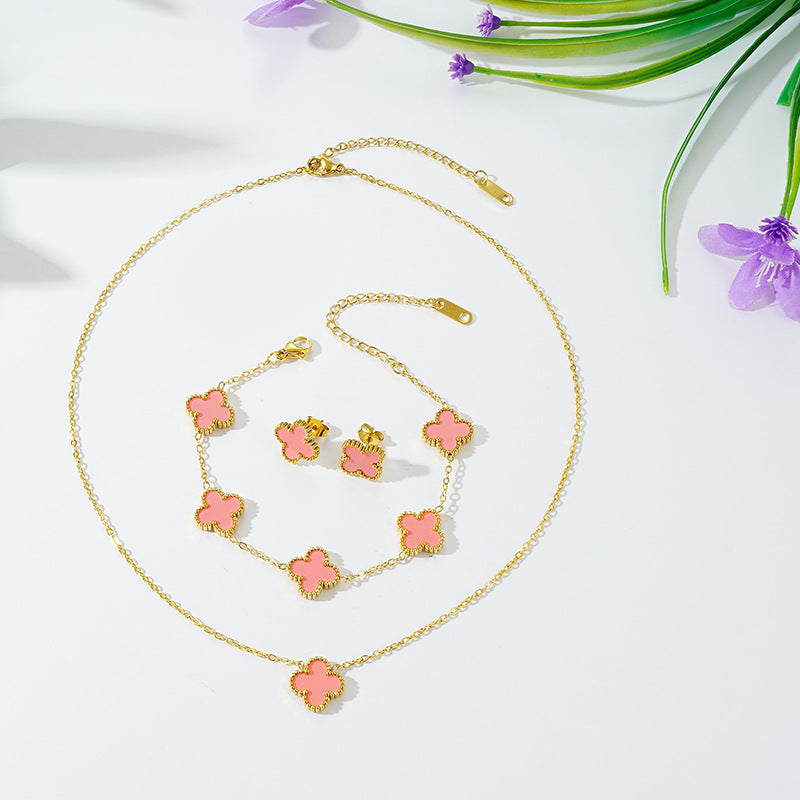 Isabella | Charmante Klover Sieradenset voor Geluk