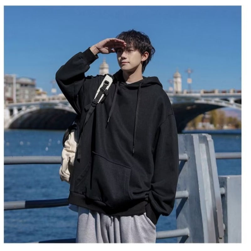 Job | Casual Basic Hoodie voor Herfst en Winter