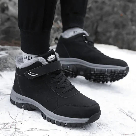 Sander - Waterdichte winter wandelschoenen met bontvoering
