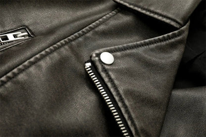 Dames Vintage Leren Jasje