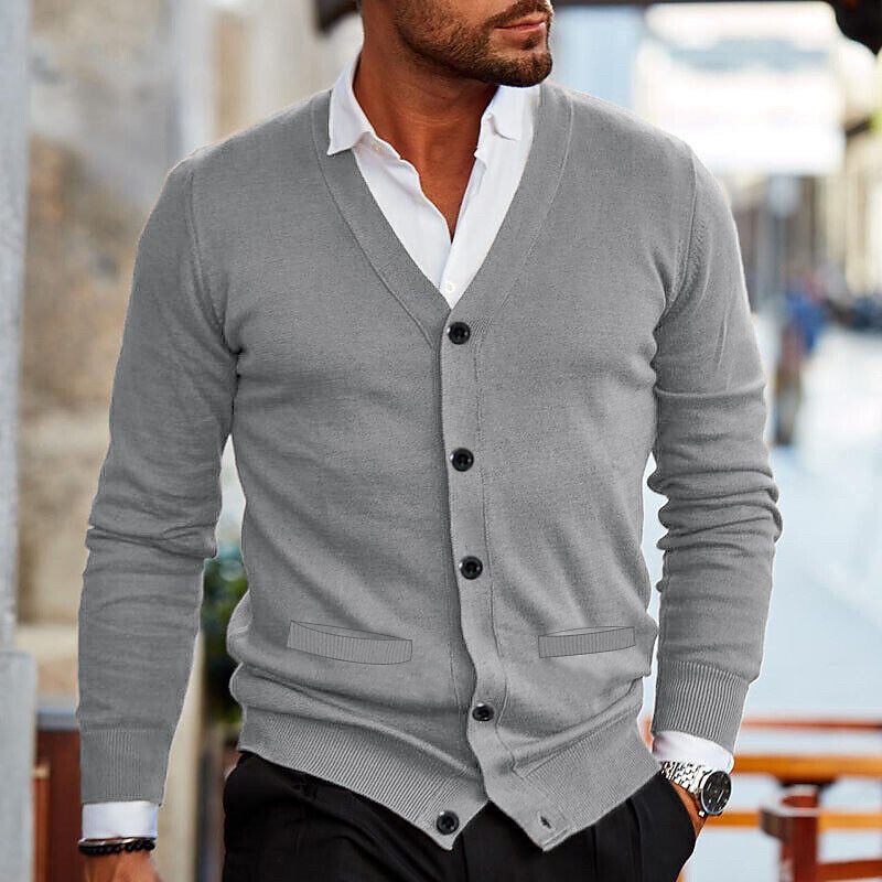 Stefan Vest | Casual cardigan voor heren