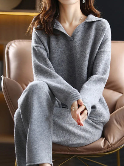 Stijlvolle casual damesset voor de winter