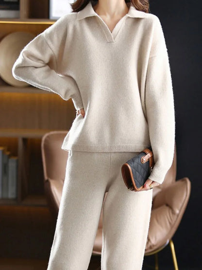 Stijlvolle casual damesset voor de winter