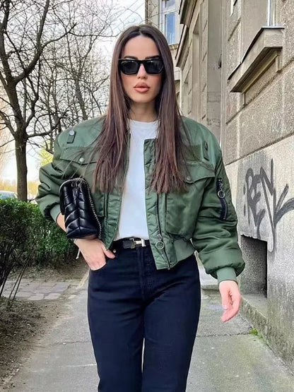 Warme Bomber Jas Dames
