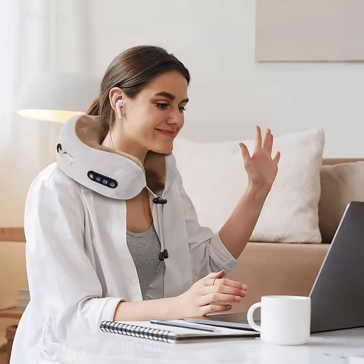 Neck Massager | Verlicht nek- en spierspanning overal!