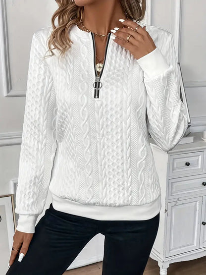 Bell | Luxe en Comfortabele Trui met Stijlvolle Rits