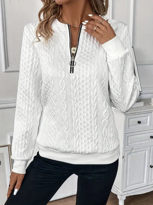 Bell | Luxe en Comfortabele Trui met Stijlvolle Rits
