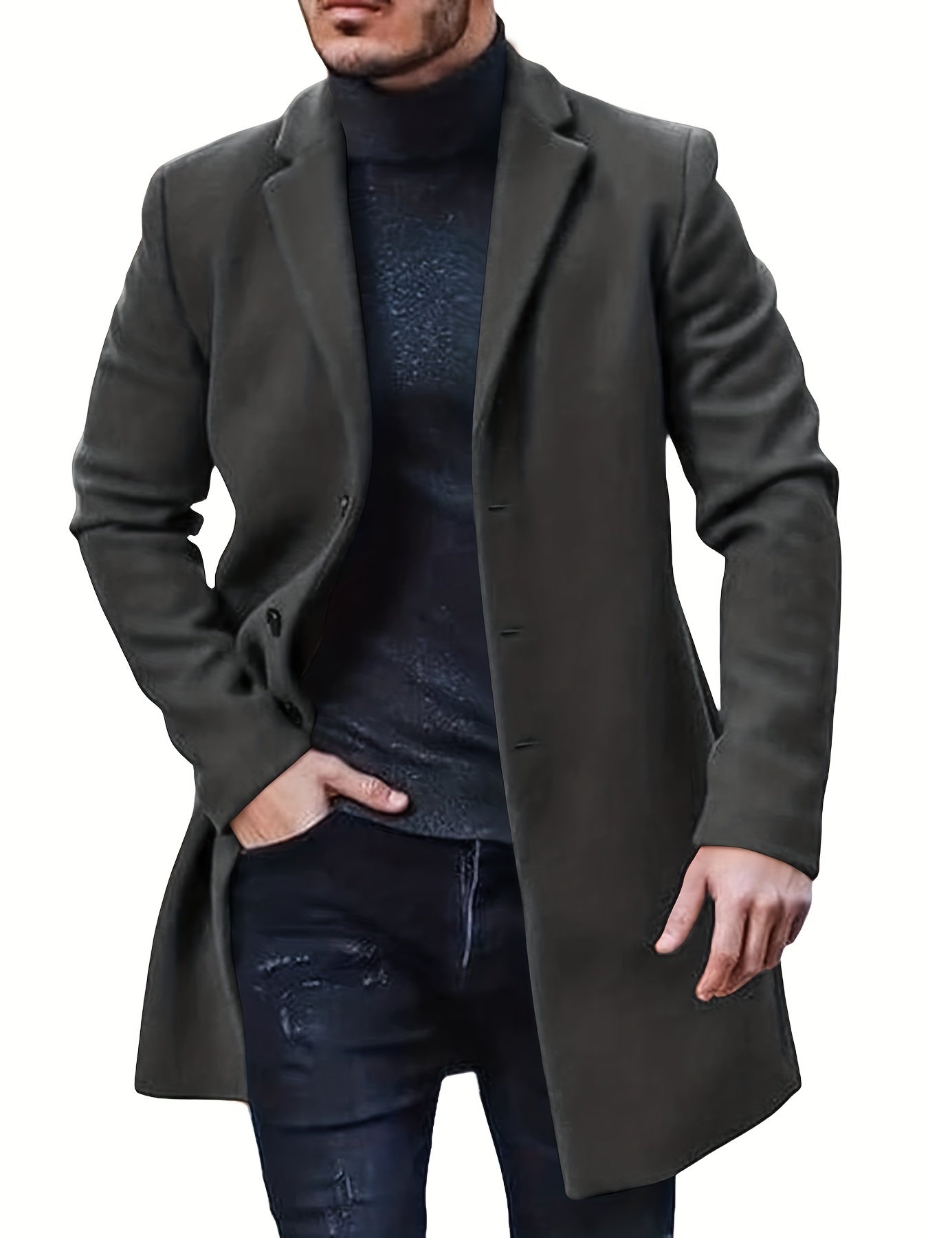 Henry | Retro Trenchcoat met Enkellaags Ontwerp voor Herfst en Winter