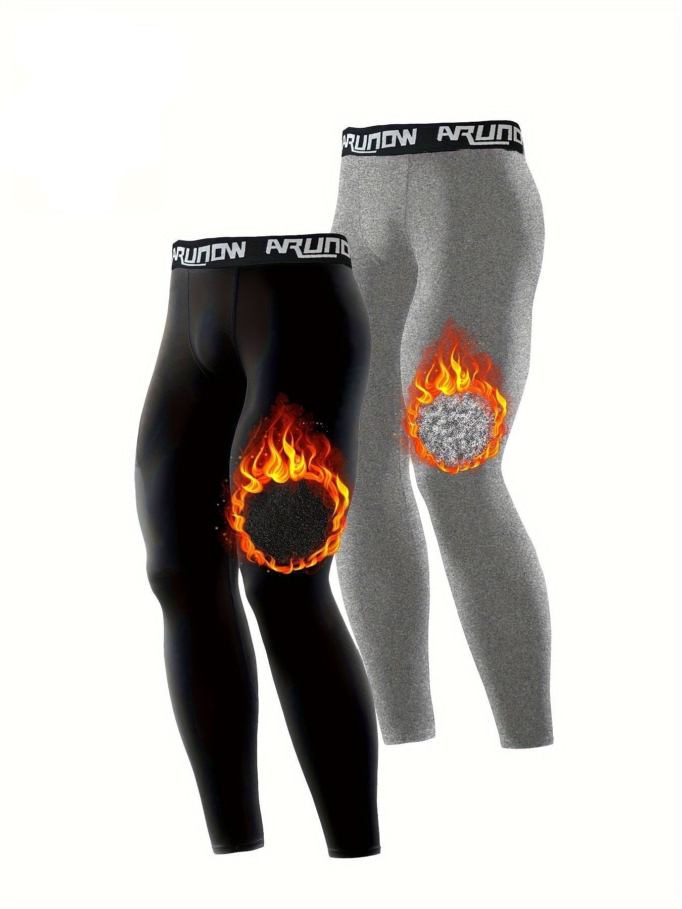 Arjan | 2-Pack Thermische Fleece-Leggings voor Heren – Warm en Comfortabel Twee-Delige Set