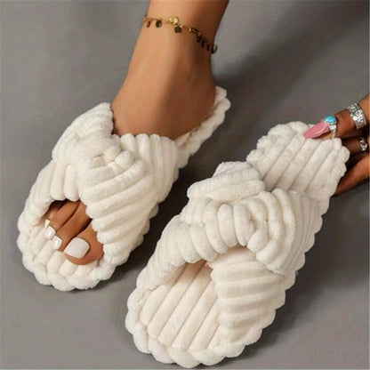 Emily | Dames Effen Kleur Thuis Slippers