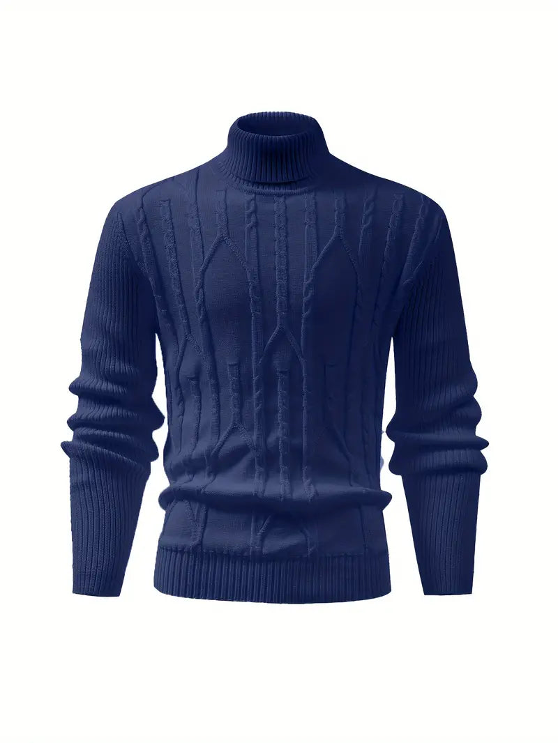 Liam | Retro Gebreide Pullover met Kap voor Herfst en Winter