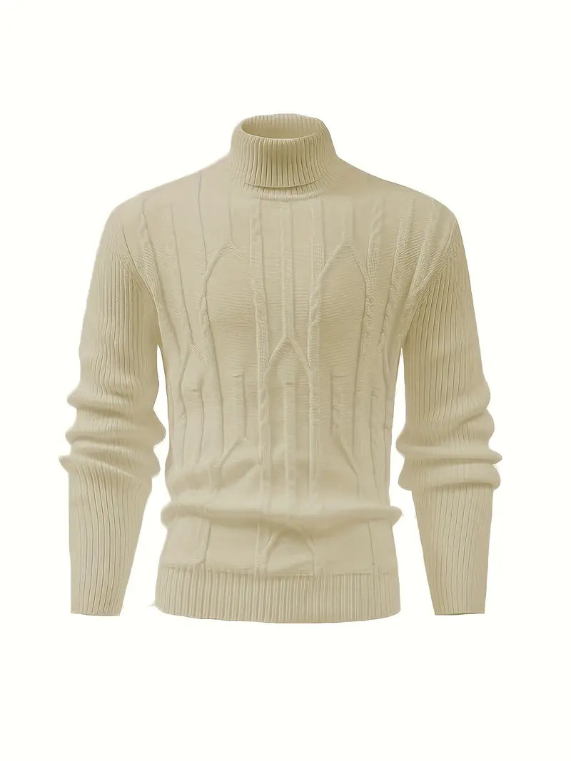 Liam | Retro Gebreide Pullover met Kap voor Herfst en Winter