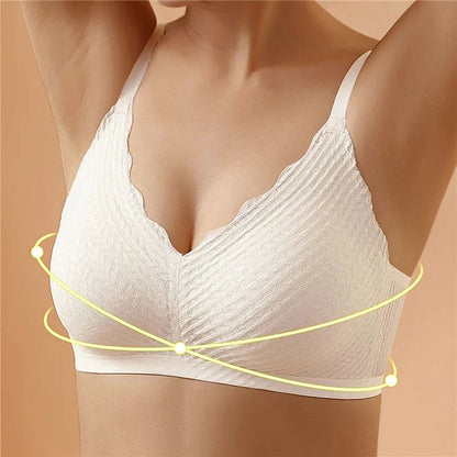 Isabella | Naadloze Push-Up Beha met Diepe V-Hals