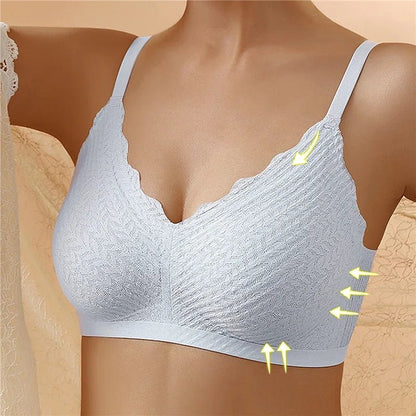 Isabella | Naadloze Push-Up Beha met Diepe V-Hals
