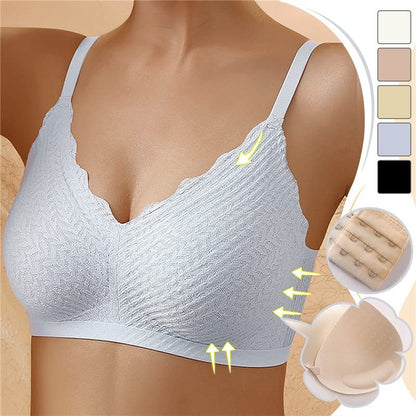 Isabella | Naadloze Push-Up Beha met Diepe V-Hals