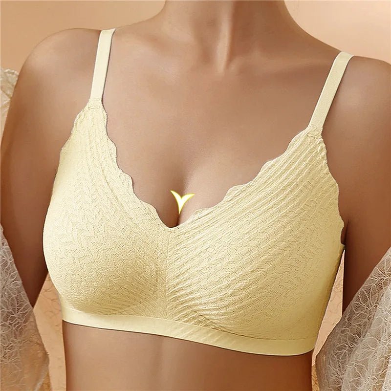 Isabella | Naadloze Push-Up Beha met Diepe V-Hals
