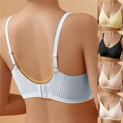 Isabella | Naadloze Push-Up Beha met Diepe V-Hals