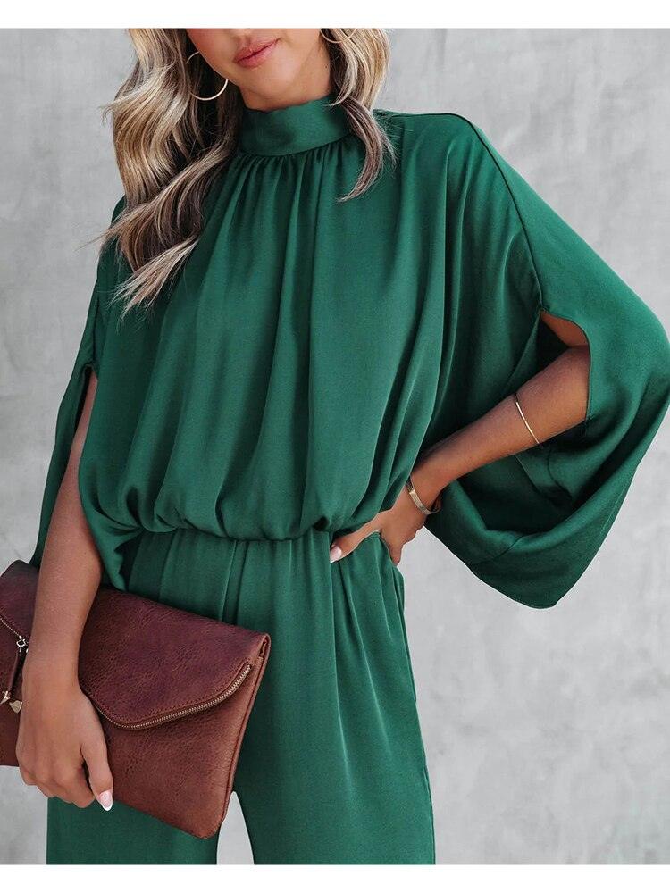Trendy Groene Jumpsuit | Bruna