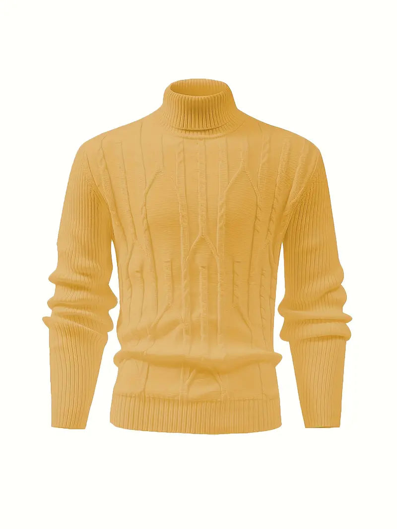 Liam | Retro Gebreide Pullover met Kap voor Herfst en Winter