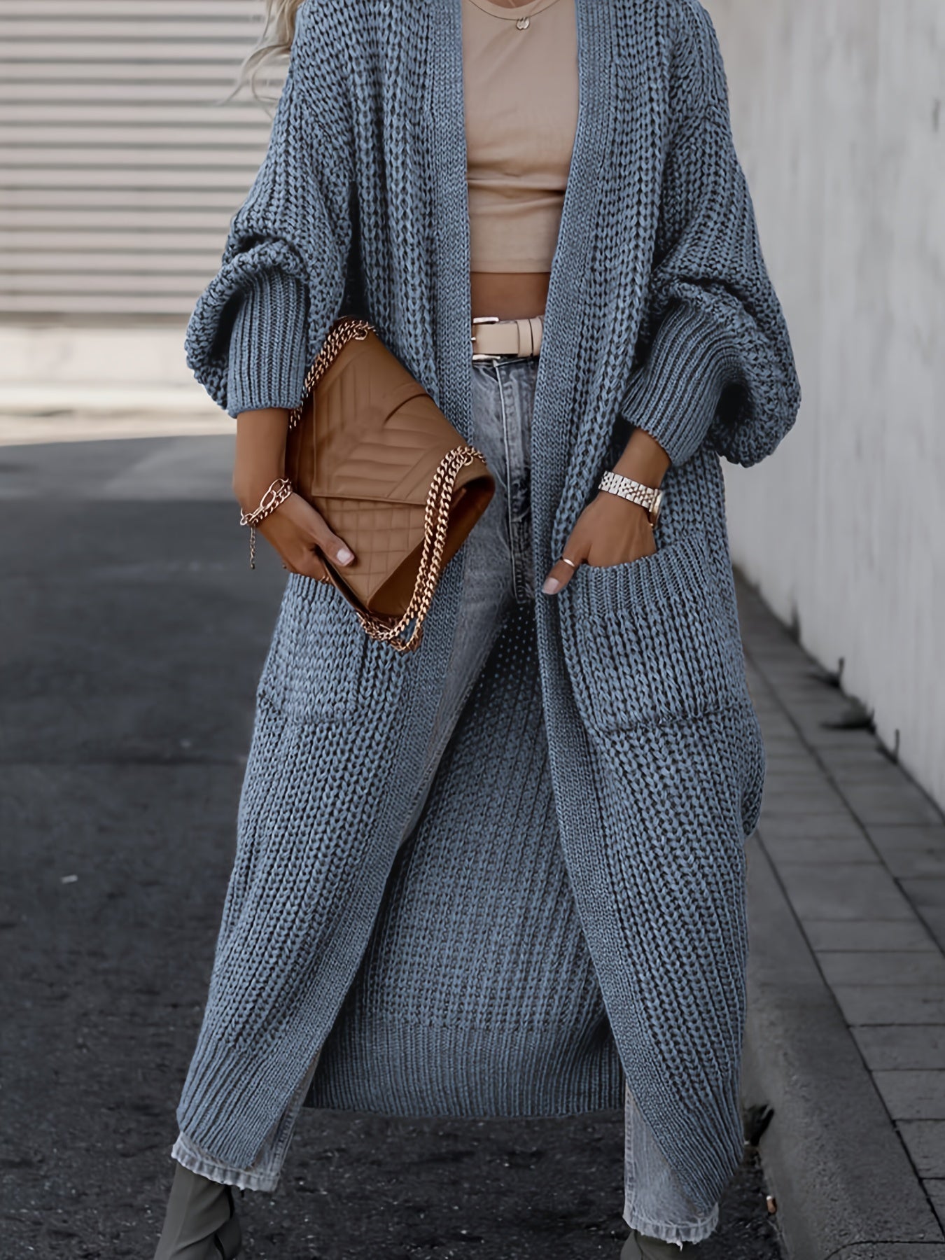 Emily |  Effen Open Front Pocket Vest