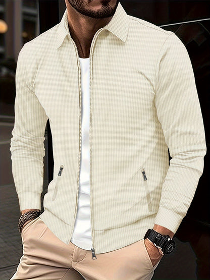 Ethan | Klassieke Track Jacket met Baseball Kraag voor Lente en Herfst