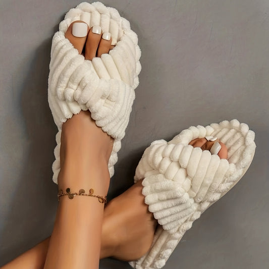 Emily | Dames Effen Kleur Thuis Slippers