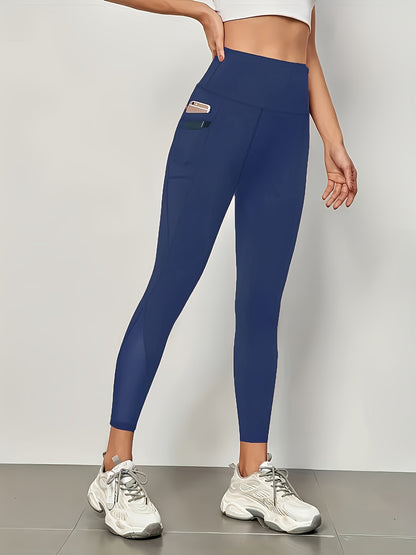Nina | Yogalegging met Hoge Taille en Praktische Zijzakken