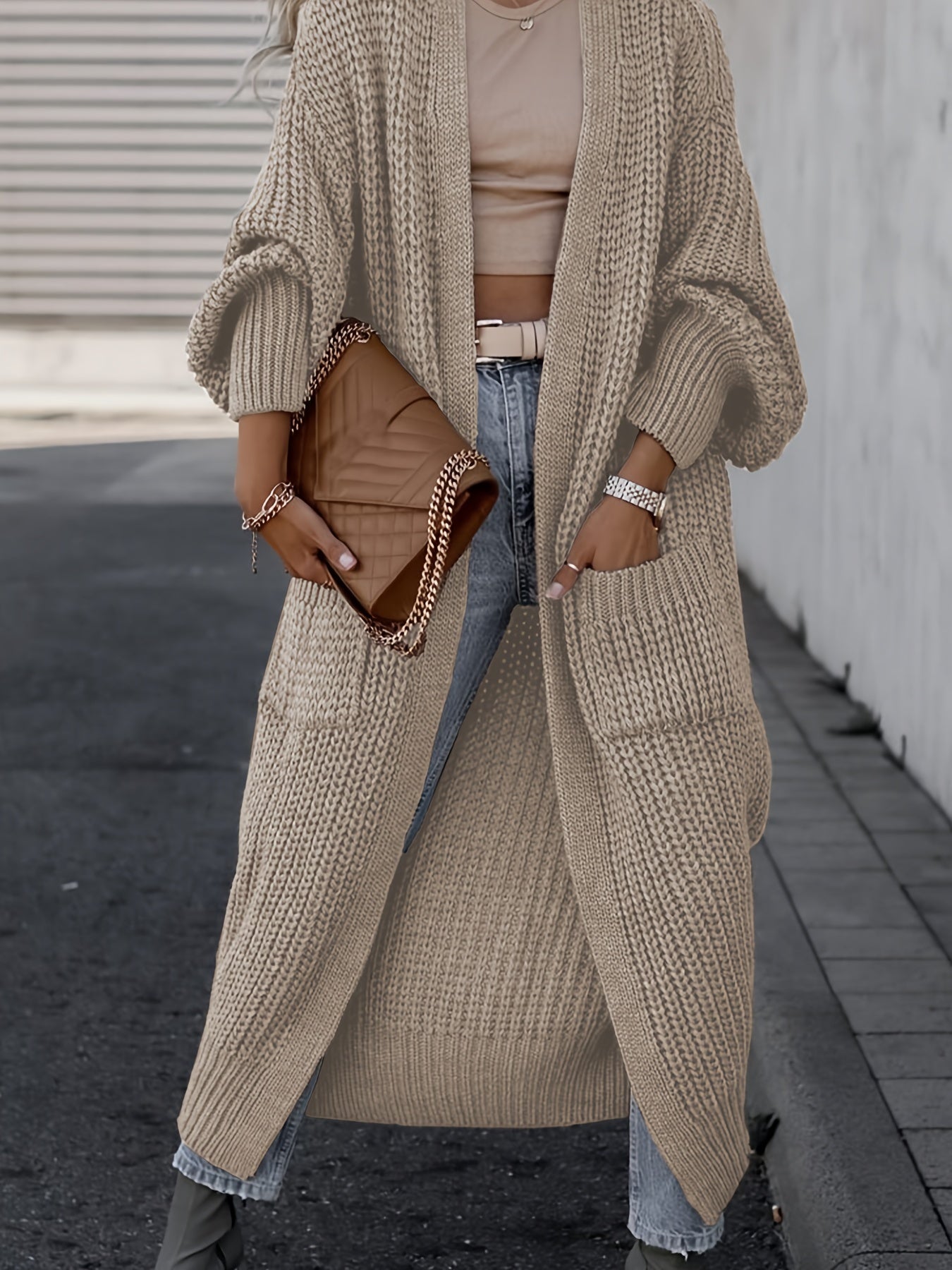 Emily |  Effen Open Front Pocket Vest