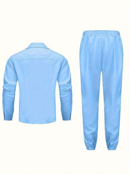 Liam | 2-Delige Outdoor Outfit met Button-Up Jacket en Drawstring Broek