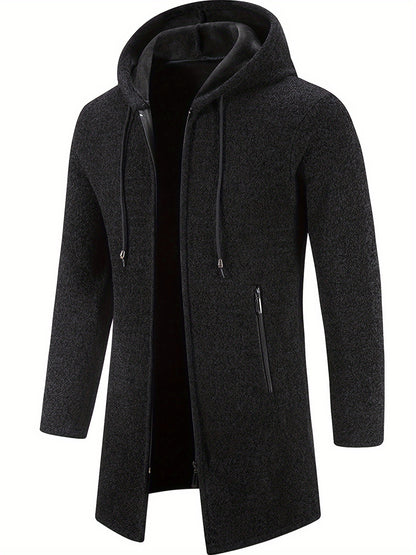 James | Warm Hooded Fleece Coat