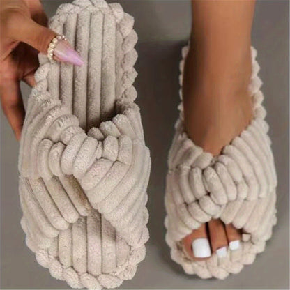 Emily | Dames Effen Kleur Thuis Slippers