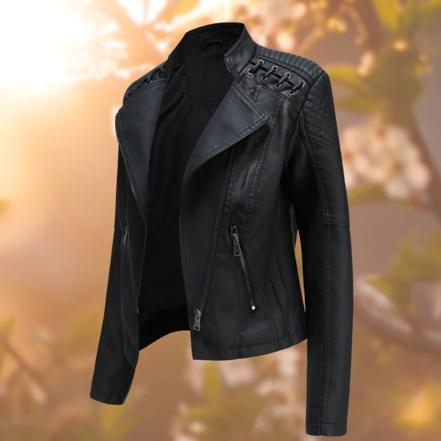 Dames Leren Jas - Stijlvol - 100% Echt Leer - Perfect voor Herfst en Winter
