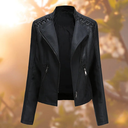 Dames Leren Jas - Stijlvol - 100% Echt Leer - Perfect voor Herfst en Winter