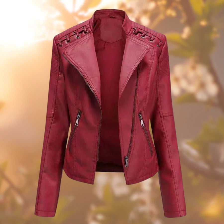 Dames Leren Jas - Stijlvol - 100% Echt Leer - Perfect voor Herfst en Winter