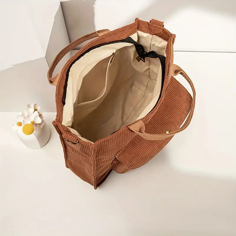 CorduroyBag - Dames Schoudertas